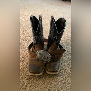 Ariat boys boots and belt